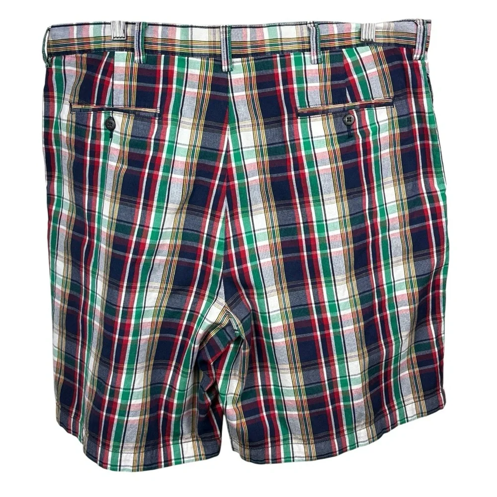 Men's Polo Ralph Lauren Tyler‎ 100% Cotton Multicolored Plaid Shorts 38